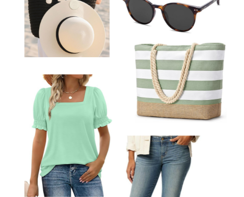 Spring Chic outfits cover photo collage