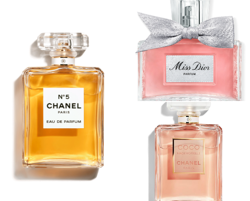 🌺 Luxury Perfume Staples 💐 cover photo collage