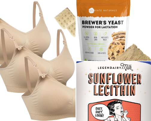 Breastfeeding & Pumping Essentials cover photo collage