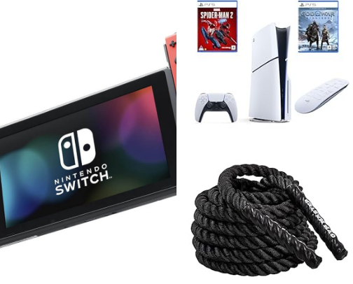 Random items and products (Amazon edition) cover photo collage