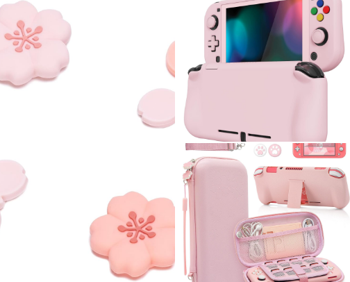 Cute & Girly Nintendo Switch Accesories! cover photo collage