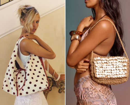it-girl summer handbags UNDER $50 🌴 cover photo collage
