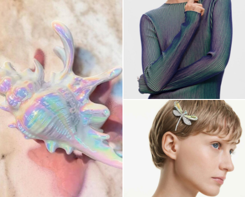 Irresistible Iridescent 🐚 cover photo collage