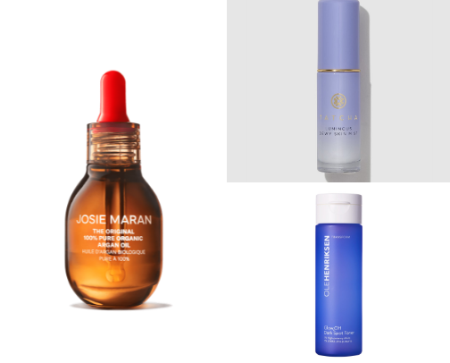 53 & Glowing: My Everyday Beauty Staples cover photo collage