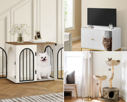 6. Modern Pet Furniture cover photo collage