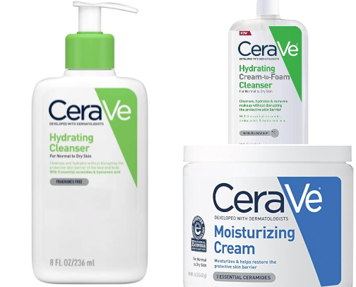 "Clear & Calm: A Minimal Routine for Sensitive, Blemish-Prone Skin" cover photo collage