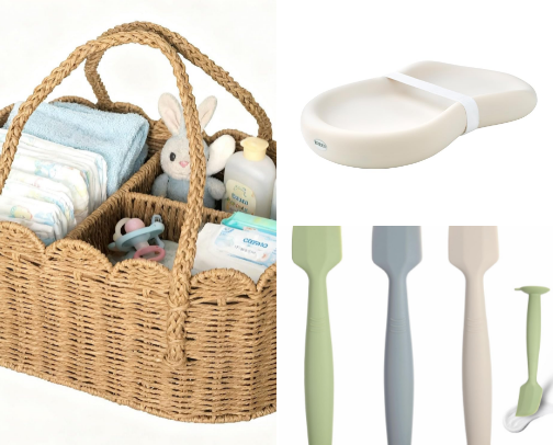 Nursery Dresser Organization for the Type A cover photo collage