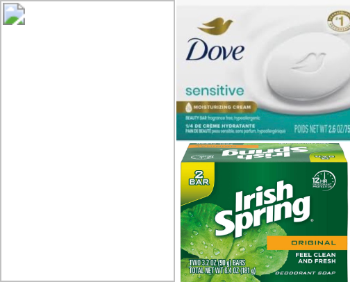 Deodorant, Skin Care, Soap and More. cover photo collage