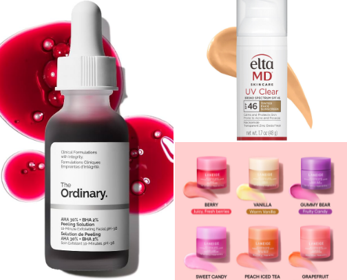 Must-have skin care products for glowing skin ✨ cover photo collage