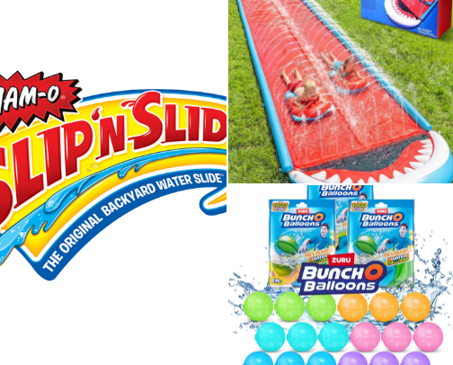 Water fun cover photo collage