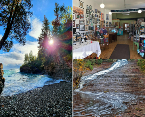 Favorite spots in Upper Michigan cover photo collage