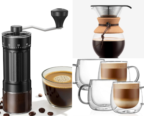 My Small Kitchen Coffee Bar Essentials cover photo collage