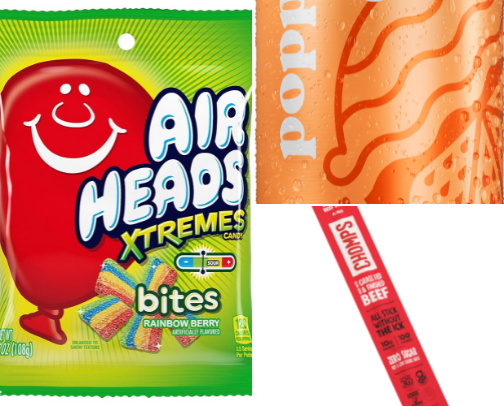 The best snacks cover photo collage