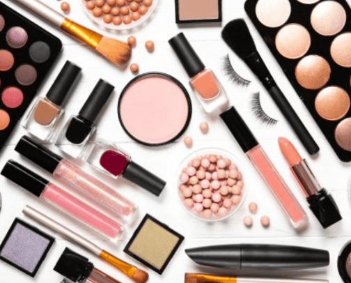 Makeup collection cover photo collage