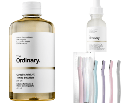 Skincare cover photo collage