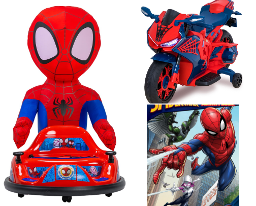 Christmas Wishlist for a Spiderman obsessed child cover photo collage