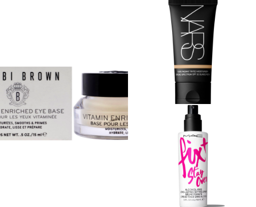 my everyday makeup products!!! cover photo collage