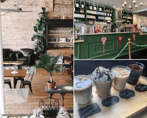 Cafe Spots near me! cover photo collage