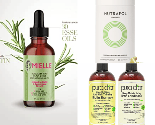 Healthy Hair cover photo collage