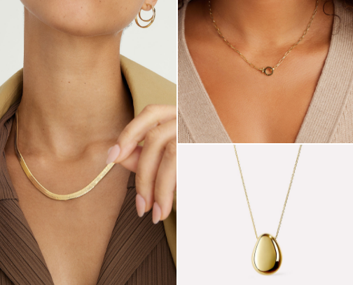 Simple & Chic Jewelry Pieces to Elevate Your Fall Outfits cover photo collage