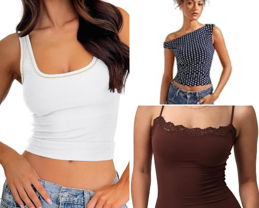 Braless Tops cover photo collage