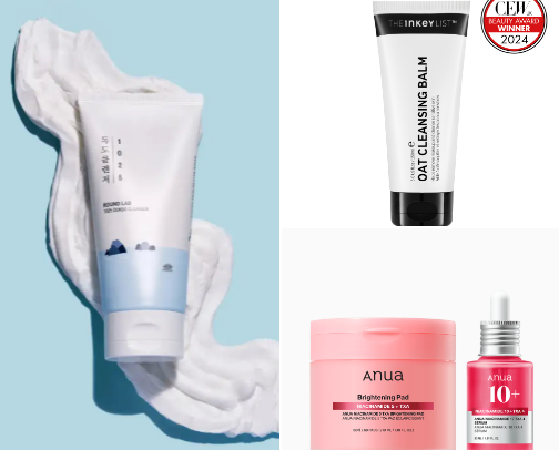 < Fav skincare products that WORK! cover photo collage