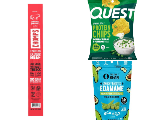 High Protein snacks that actually taste good! cover photo collage