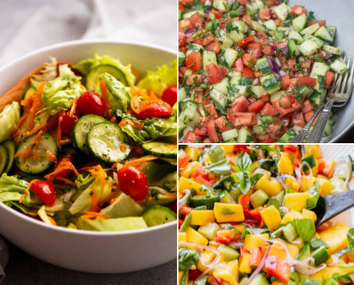 🥗 Fresh & Easy Vegetable Salad Recipe cover photo collage