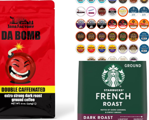 Favorite Coffee - I'm a dark roast girlie cover photo collage