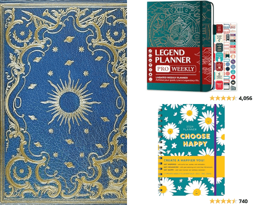 Planners & Journals cover photo collage