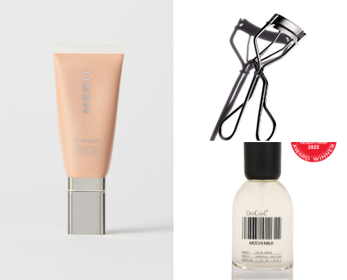 Current makeup bag favorites for an easy 10 minute routine cover photo collage