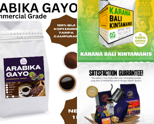 Indonesian Coffee cover photo collage