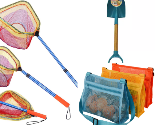 Family Beach necessities cover photo collage