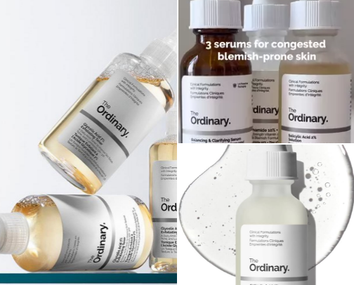 Skin care routine cover photo collage