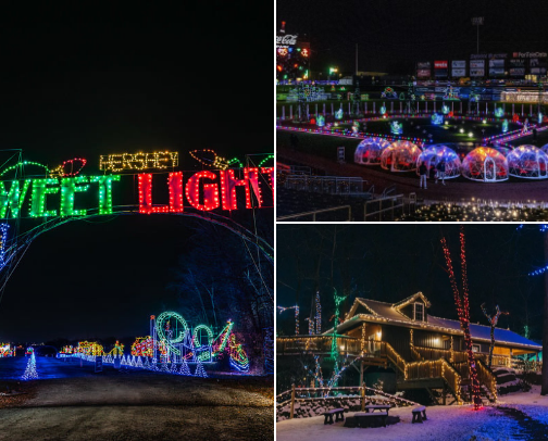 Things to do in PA during the Christmas season! cover photo collage
