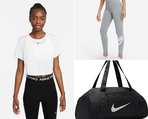 Gym clothes cover photo collage