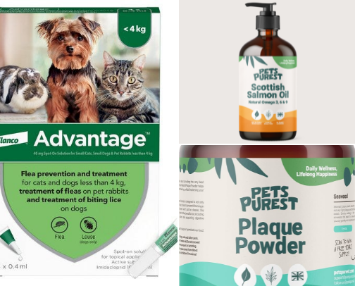 My furbabies shopping shared cover photo collage