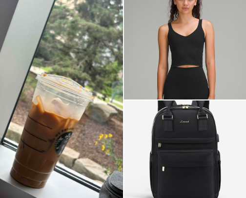 College items to have a hot girl fall cover photo collage