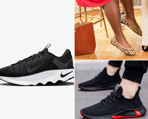 comfortable shoes cover photo collage