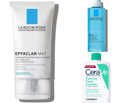 Skin care products for oily skin ⬆️ cover photo collage