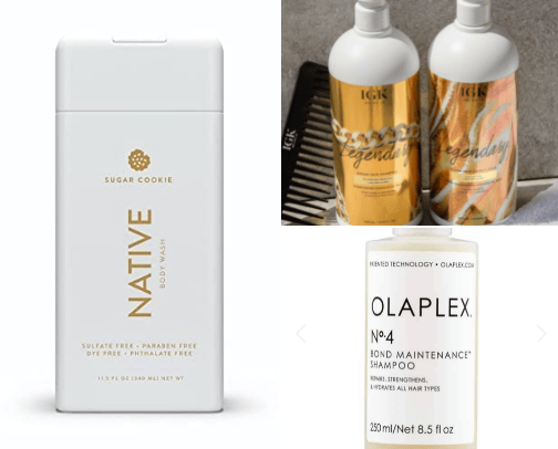 Shower Must Haves cover photo collage