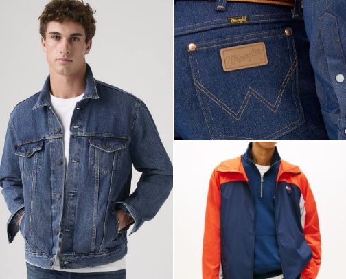 Denim Jeans wear cover photo collage