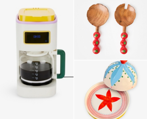 Colourful kitchen accessories to make dinner time fun cover photo collage