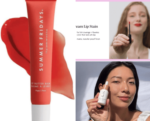 Make-up favs cover photo collage