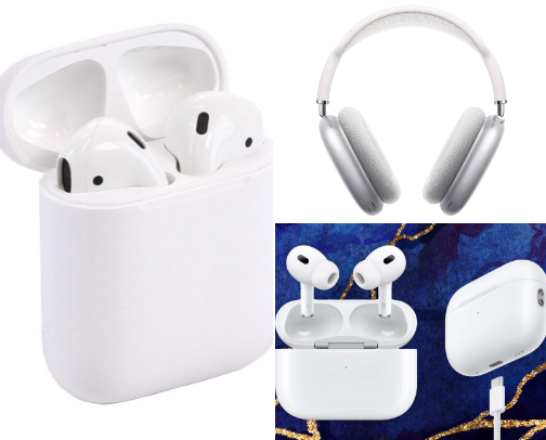 Apple Wireless Earbuds cover photo collage