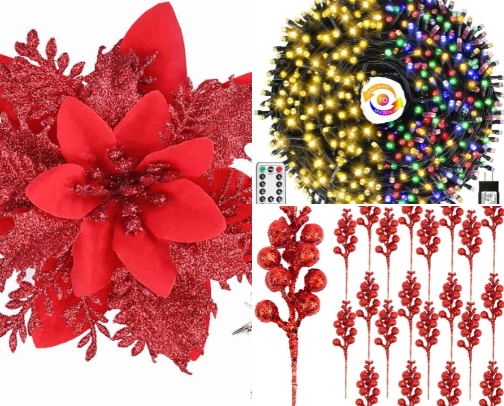 New Year decorations ❄️✨ – must have for a festive atmosphere cover photo collage