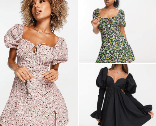 A S O S clothes cover photo collage