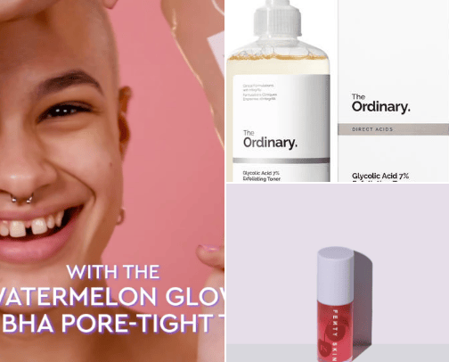 Skincare/Haircare cover photo collage