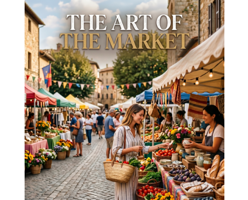 The Art of the Market: From Local Discovery to Your Home Kitchen cover photo collage