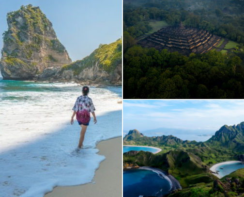 Destination in indonesia🇮🇩 cover photo collage